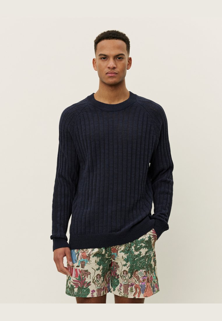 

Джемпер FABIAN CREWNECK Les Deux, темно-синий