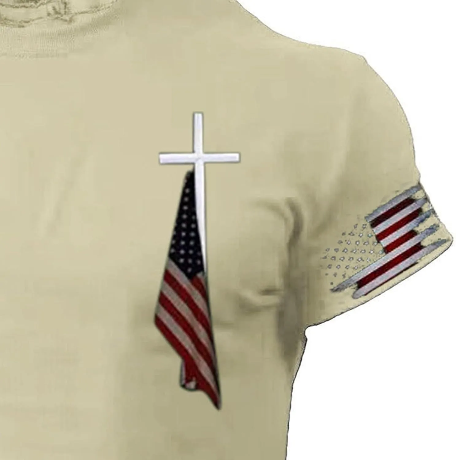 Мужская футболка Christian Shirts с коротким рукавом и круглым вырезом, Slim Fit, для тренировок — фото 2