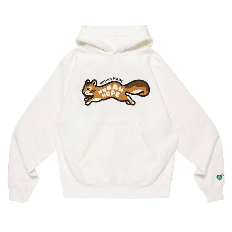 

Толстовка Human Made x j-hope Human Hope Heavyweight Hoodie, белый