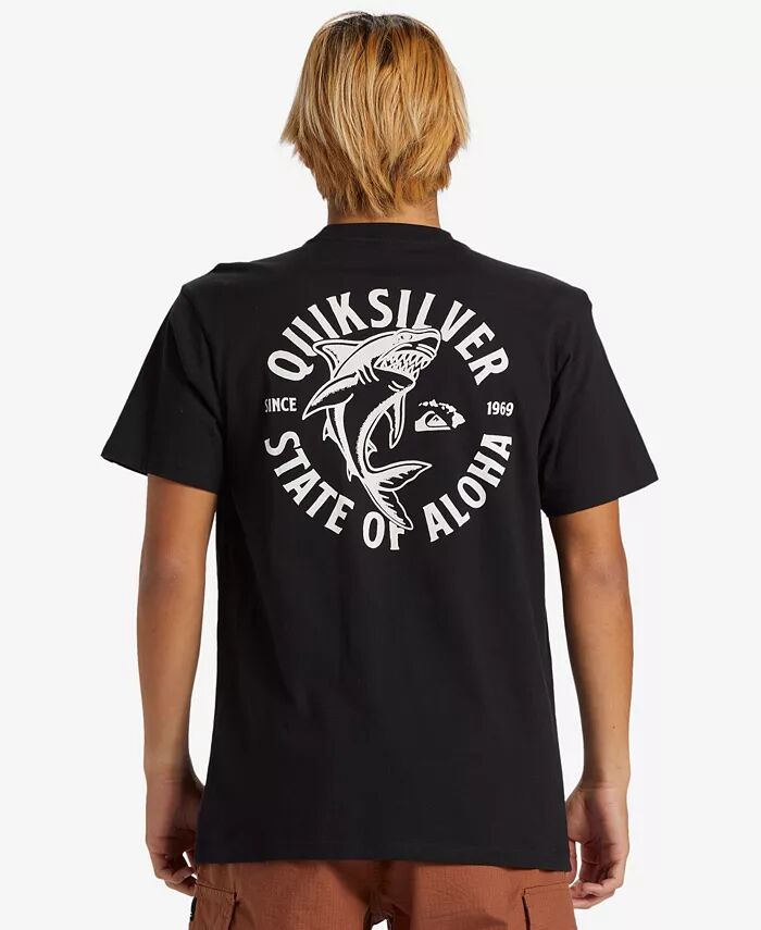 

Футболка мужская Hi Shark Dive с коротким рукавом Quiksilver, черный