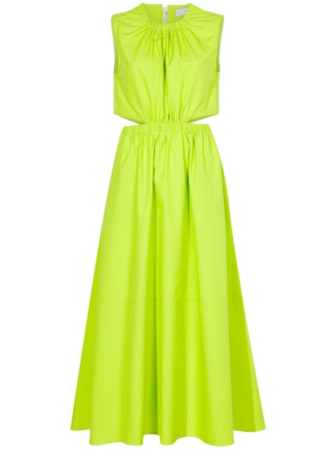 

Proenza Schouler White Label cut-out poplin midi dress, зеленый
