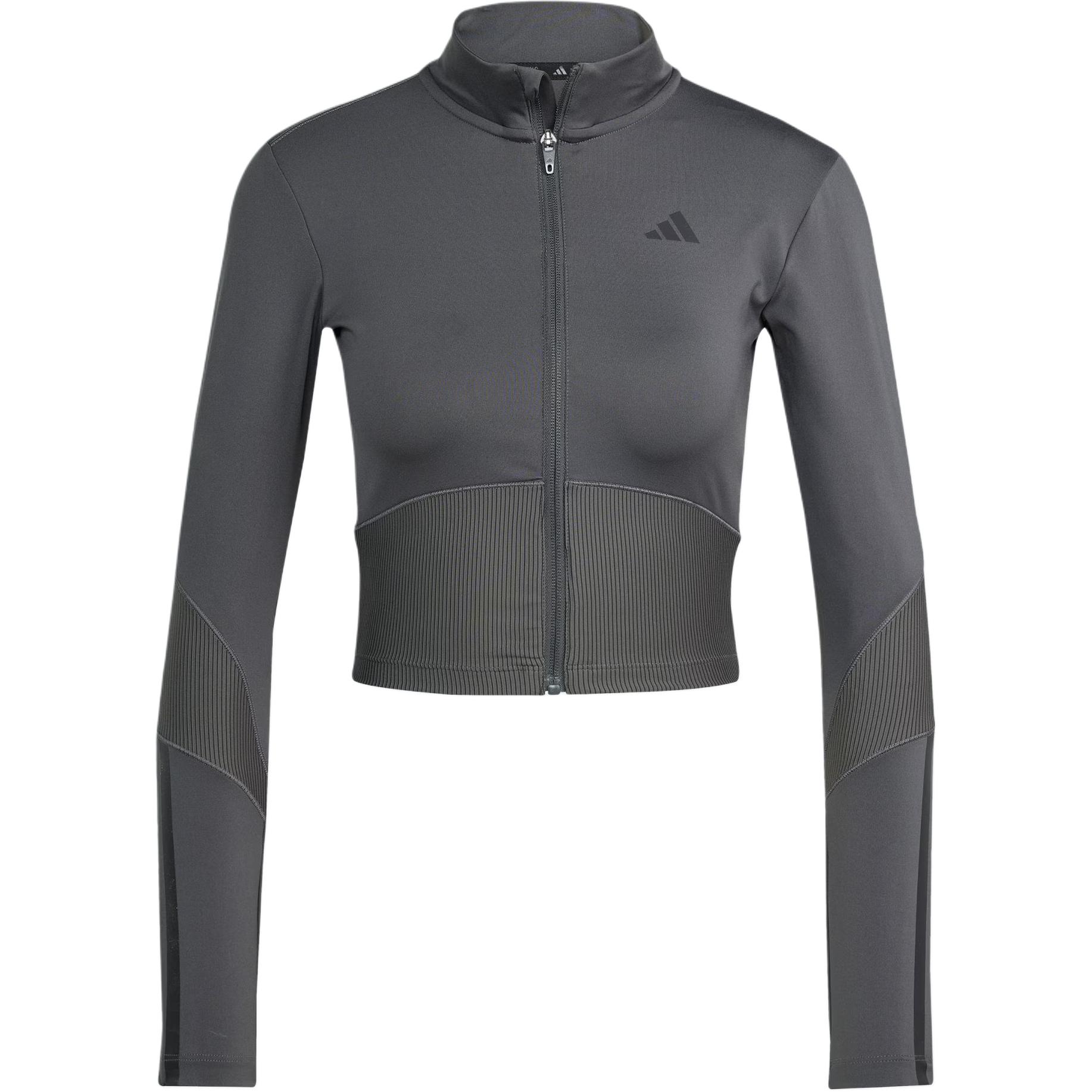 

Adidas Куртка женская с молнией насквозь, Dark Gray/Black