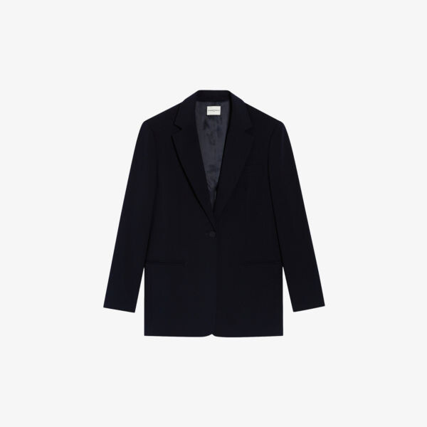 

Однобортный пиджак оверсайз из эластичной ткани Claudie Pierlot, цвет bleus