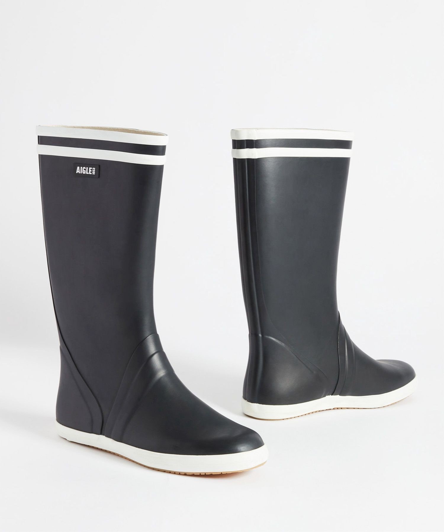 Сапоги Goelan 2 / Double Border Long Boots Aigle, Dark Navy — фото 2
