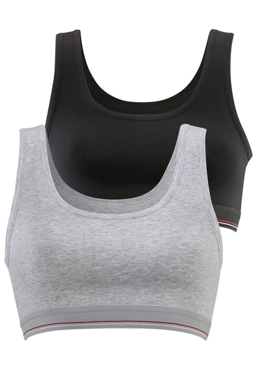 

Бюстгальтер без косточек H.I.S, цвет Grey/Black