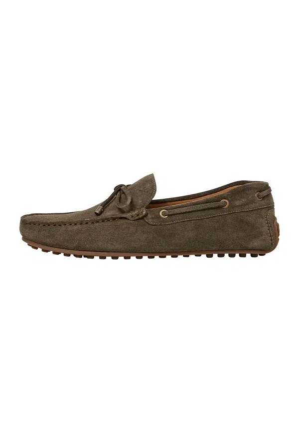 Мокасины-лодочники Hackett London, хаки