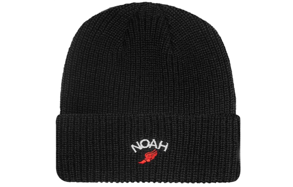 

NOAH Мужская черная шапка бини, Black