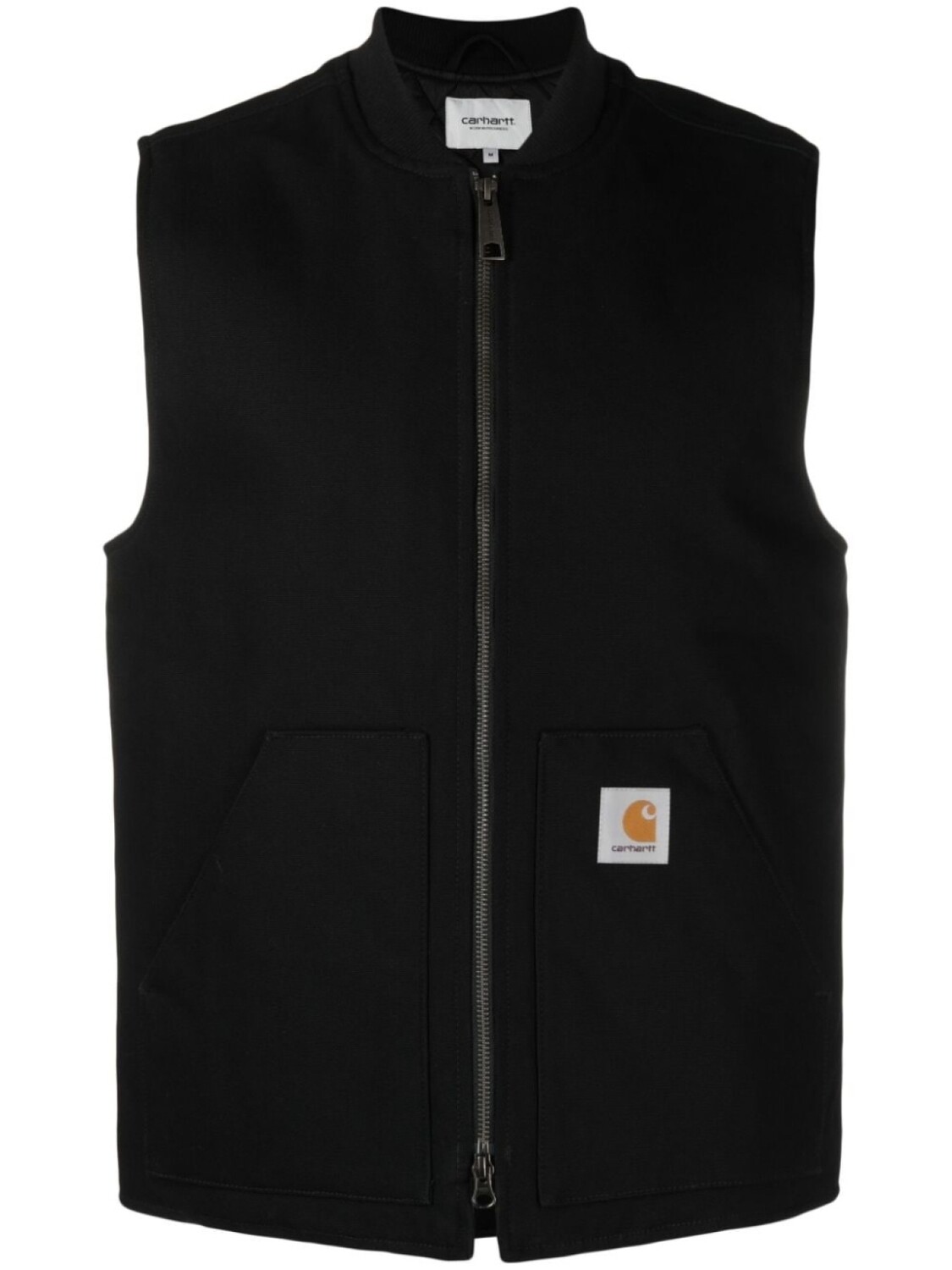 

Carhartt WIP жилет на молнии с нашивкой-логотипом, черный