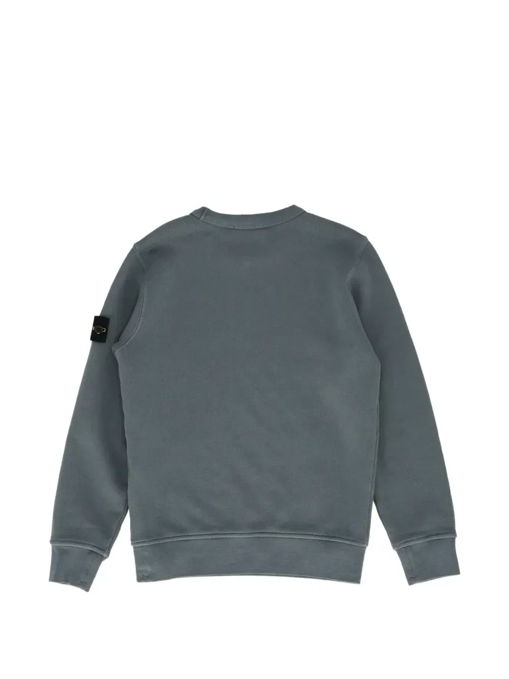 Свитшот с длинными рукавами и нашивкой-логотипом Stone Island Junior, синий — фото 2