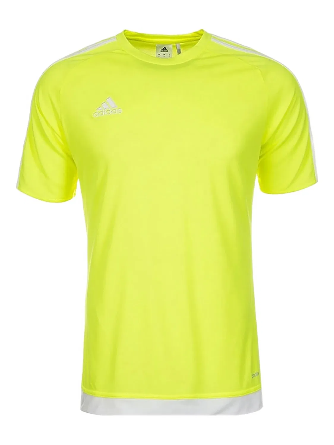 Футболка с тройной полосой Adidas, ярко-желтый