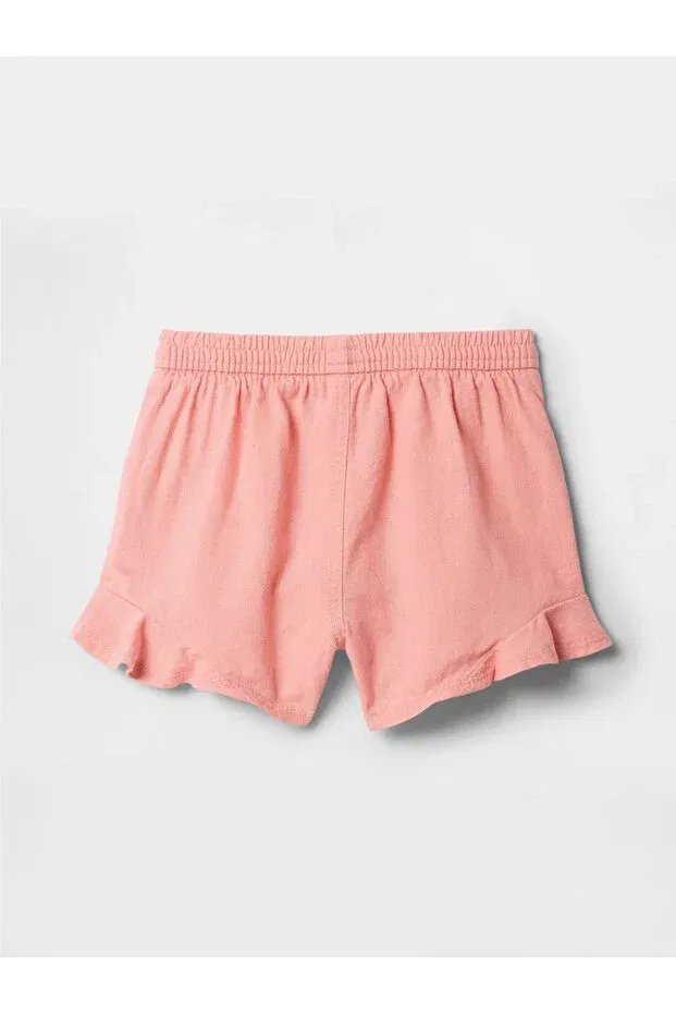 Детские шорты для девочек хлопковые Gap, Peach — фото 3