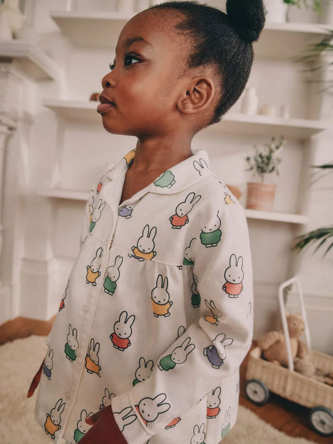 Пижама Miffy на пуговицах Next, экрю белый — фото 3
