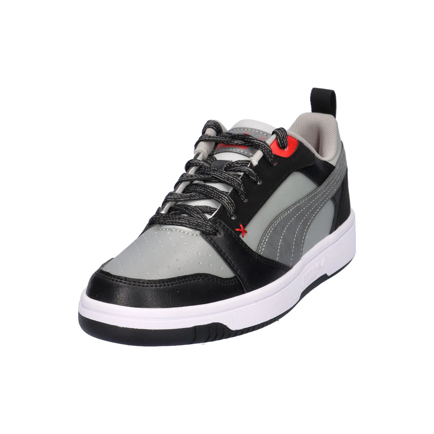 Детские кроссовки с принтом Rebound V6 Lo MID 90s Jr Puma, Schwarz Grau — фото 4