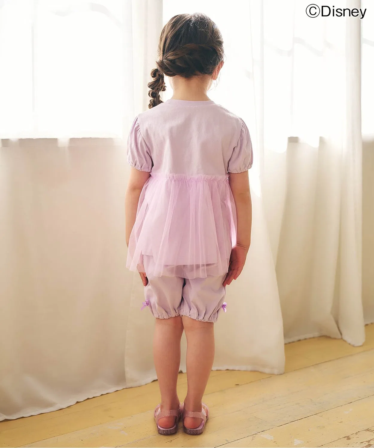 Детский комплект пижамы с принтом Disney Princess, модель Dress Up Set Disney, Yellow — фото 4