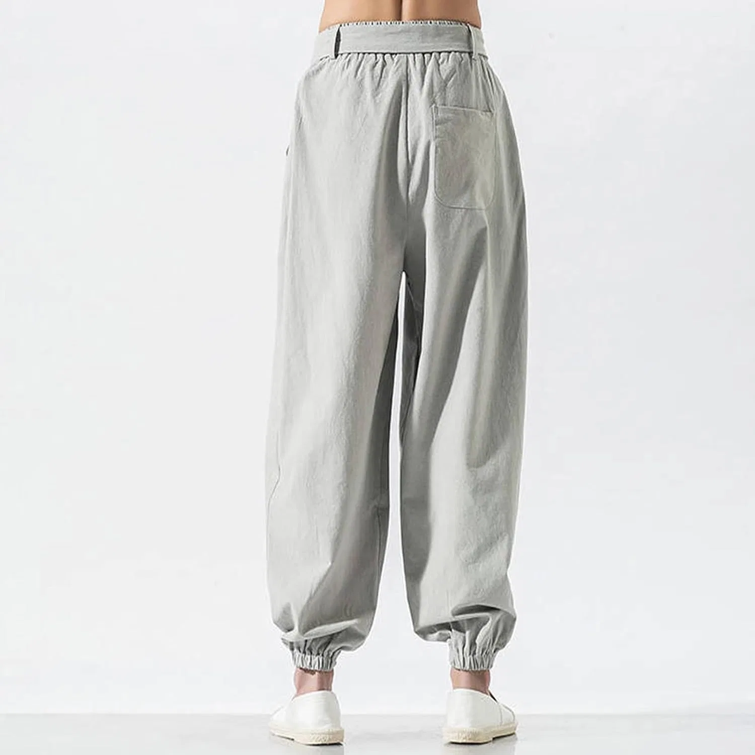 Мужские спортивные брюки с принтом Y2k Fashion, серый — фото 2