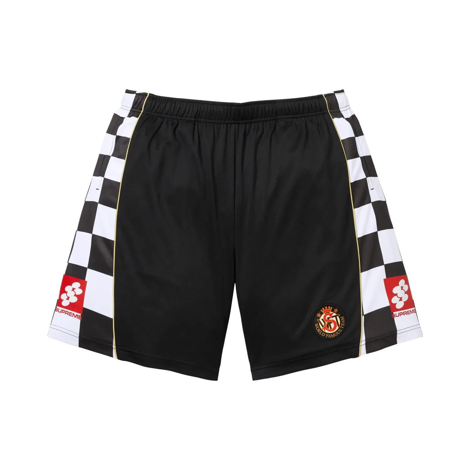 Шорты Supreme Checkerboard Short, черный