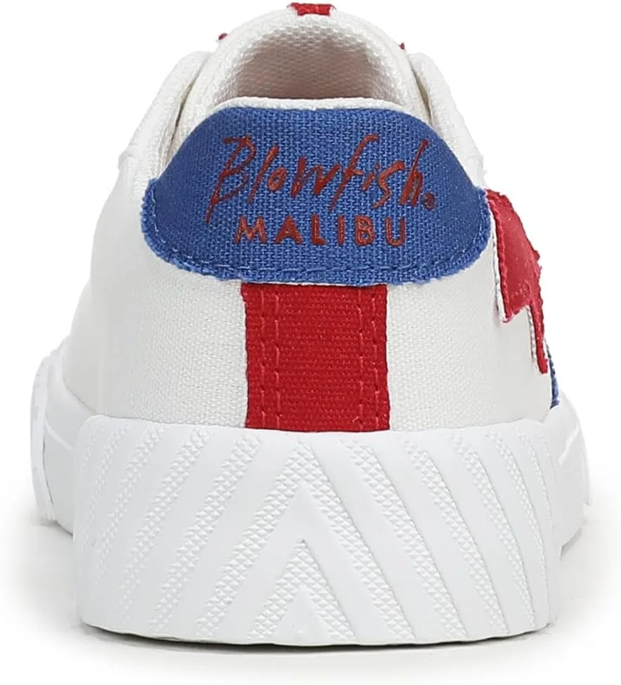 Детские кроссовки для девочек Wander on Blowfish Malibu, White/Red — фото 3
