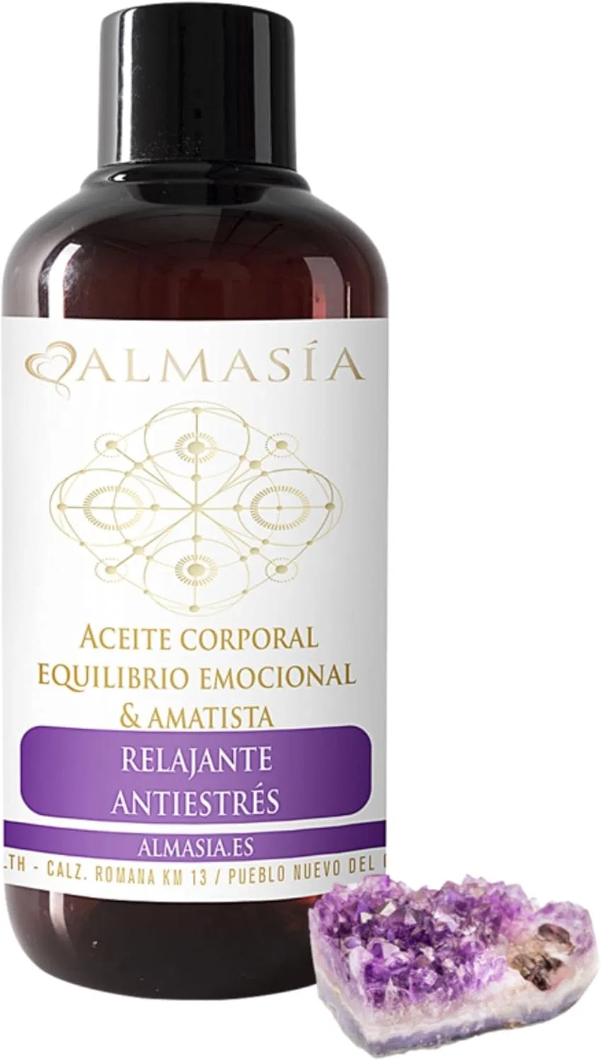 Масло для тела Emotional Balance с аметистом, 200 мл, ALMASÍA