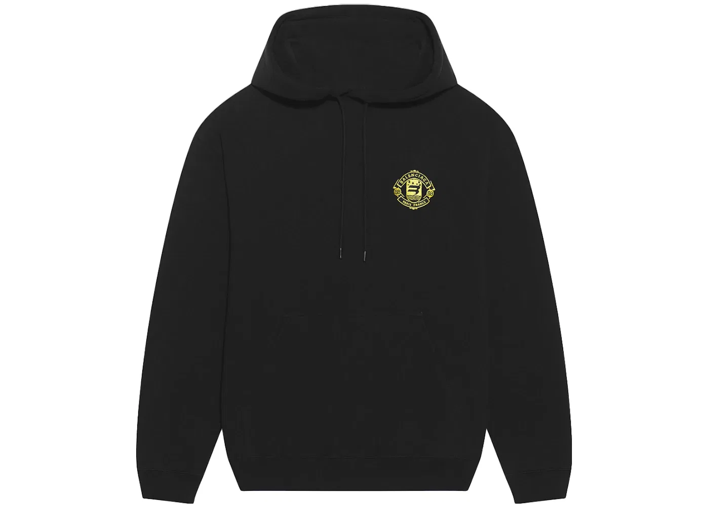 Мужской худи с принтом Quest Medium Fit Balenciaga, Black