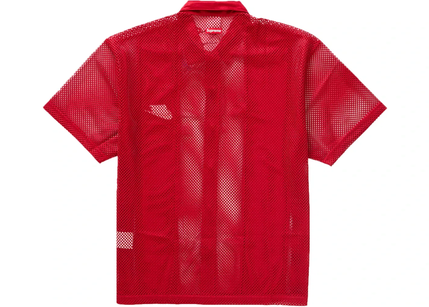 Мужская футболка с сеткой Supreme Shirt, Красный — фото 2