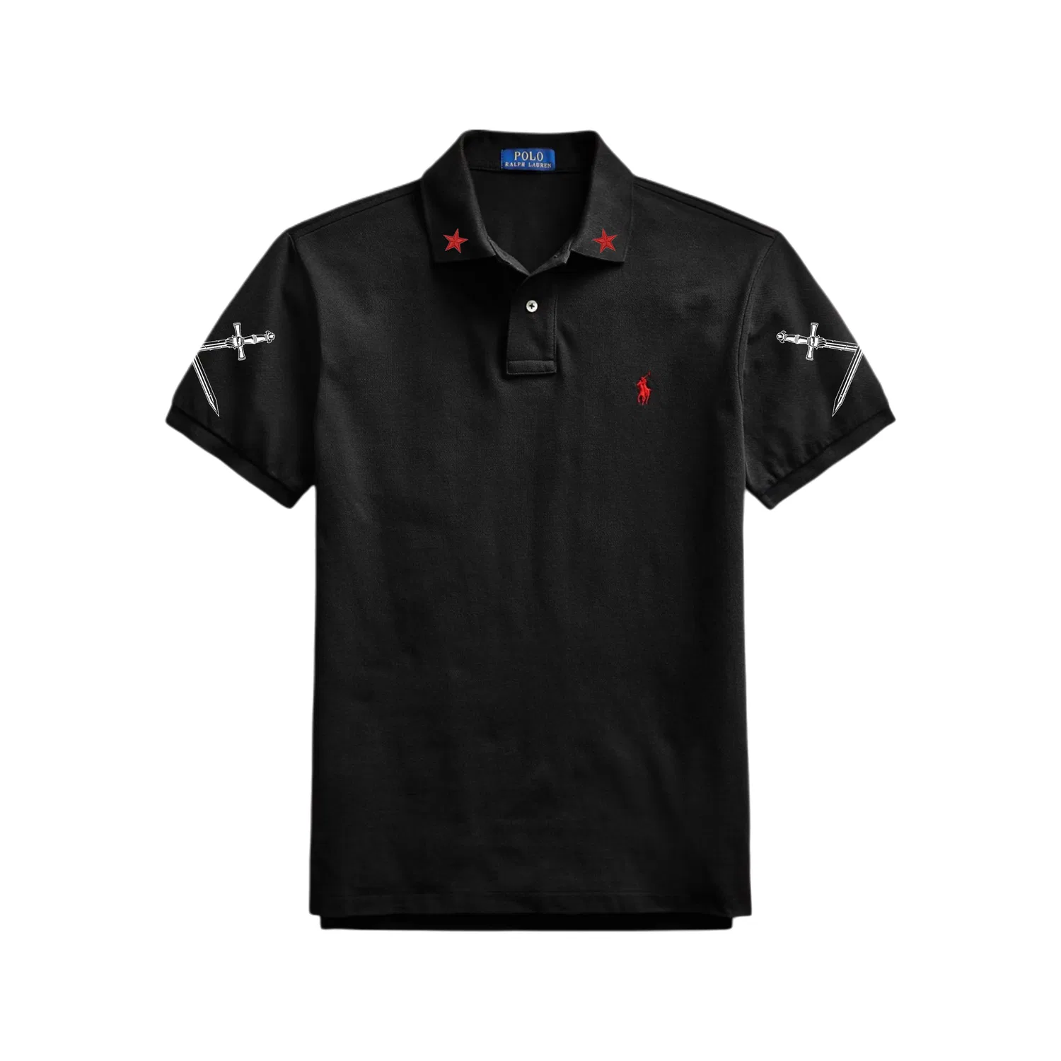 Мужское поло с коротким рукавом Ribbed Brake Polo Ralph Lauren
