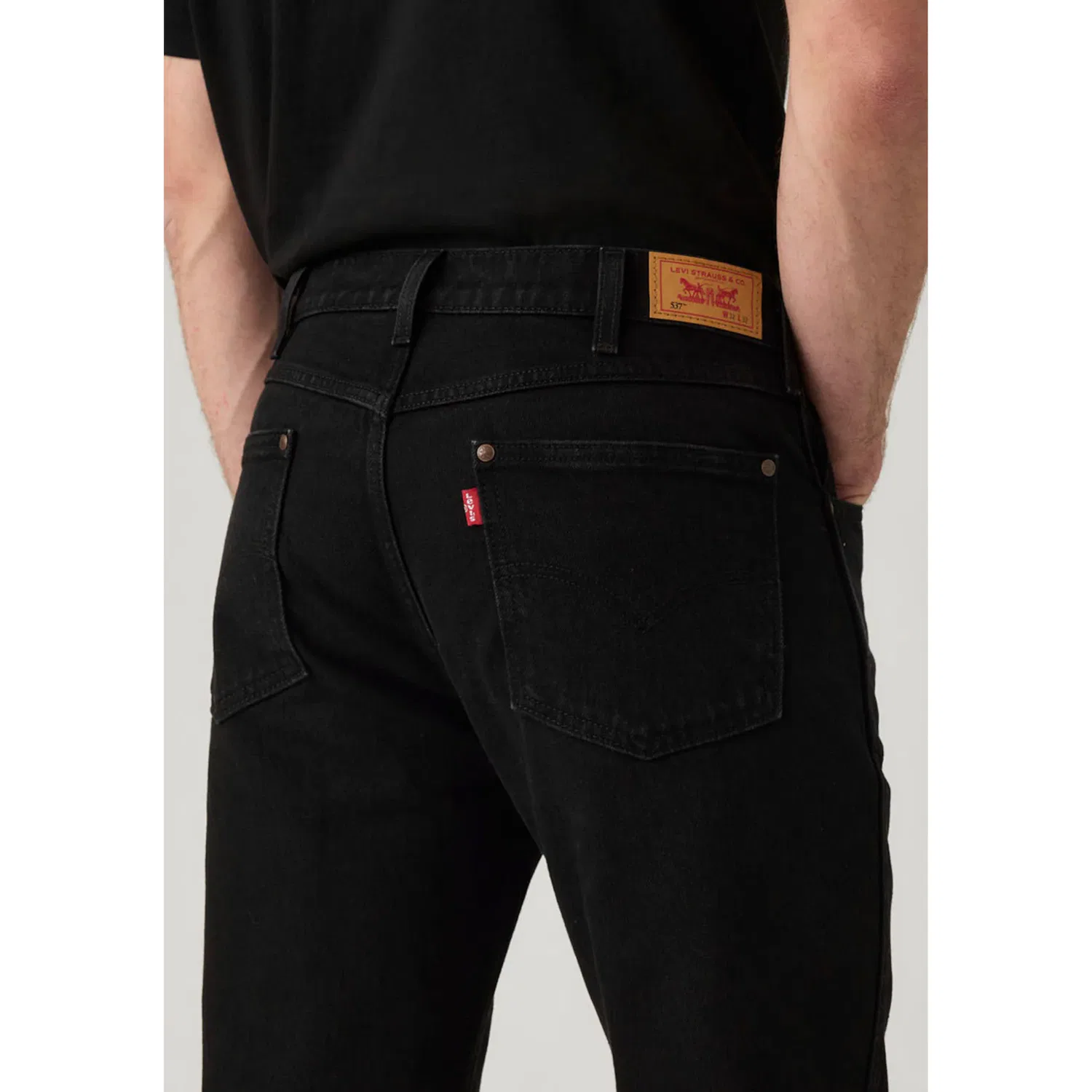 Мужские джинсы клеш 537 Western Bootcut Levi's, Run The Road Rinse — фото 2