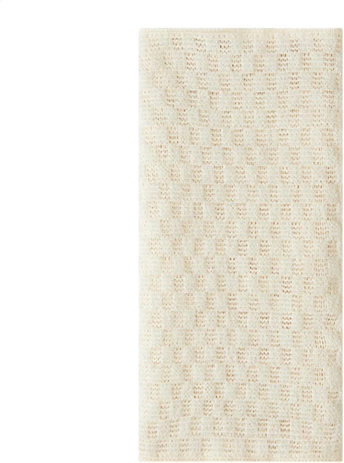 Скребок для тела, Generisch, белый, 29x114 см