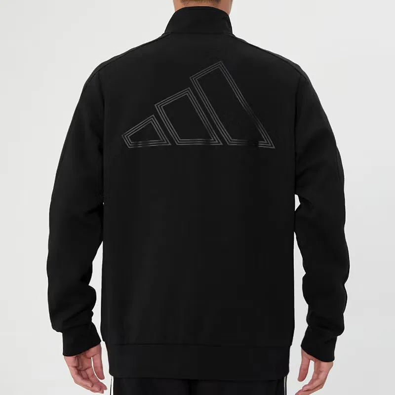 Куртка с принтом логотипа Fi Kn Tracktop Adidas, черная — фото 4