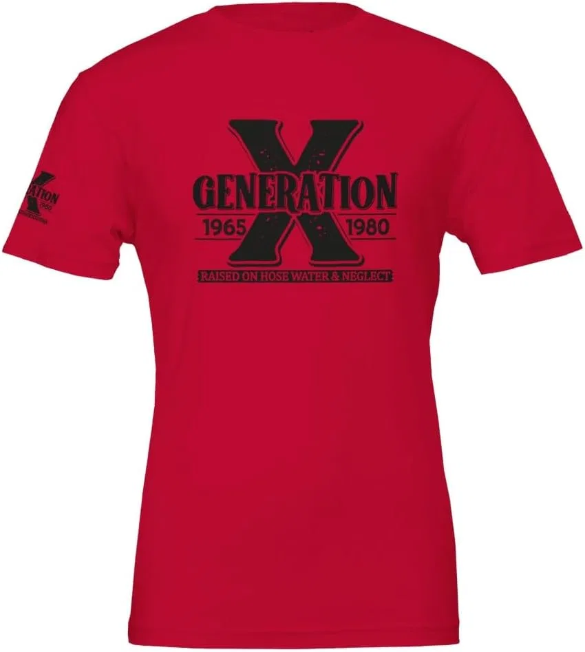 Женская футболка с круглым вырезом Generation X, Red