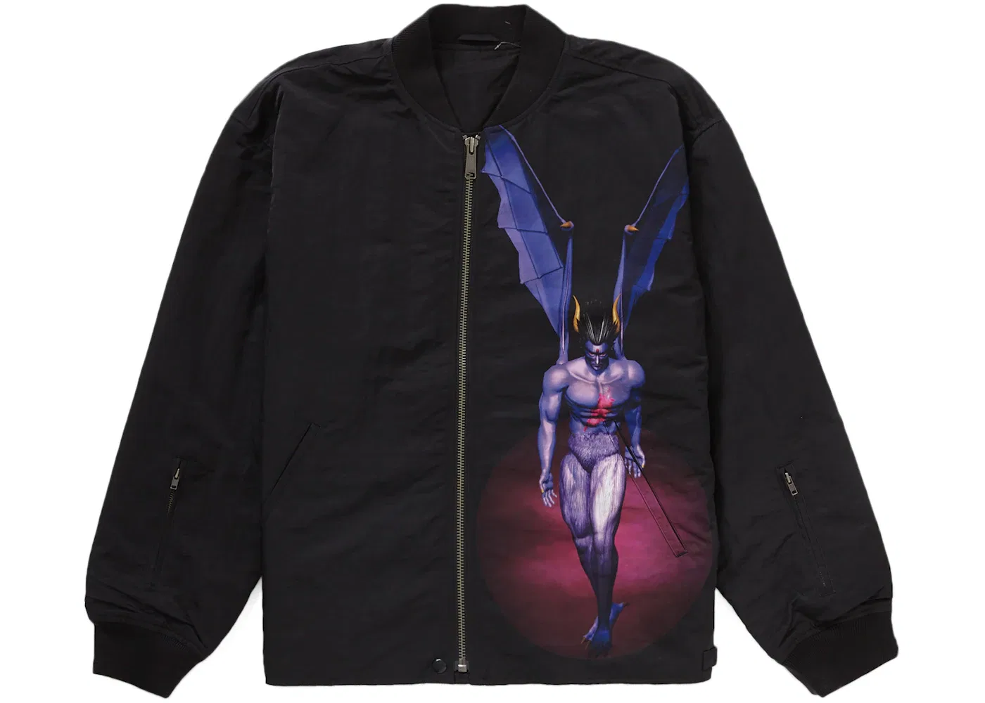 Мужская нейлоновая куртка-бомбер Yohji Yamamoto TEKKEN Supreme, Black
