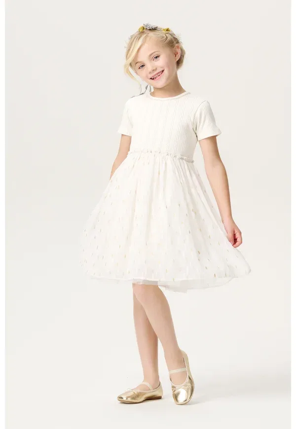 Платье с принтом Manou - day dress Noppies Antique White, белый