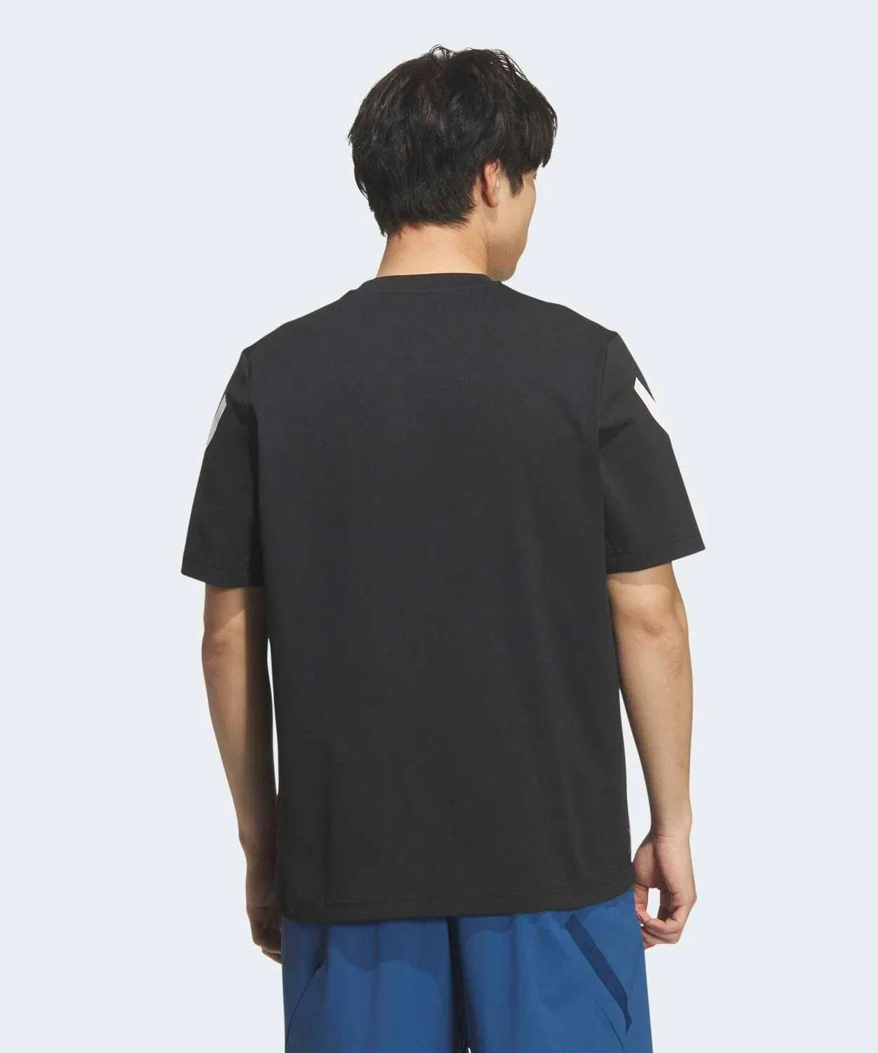 Мужская футболка с коротким рукавом, из быстросохнущего материала, Regular Fit, Z.N.E CARAT Adidas, Black — фото 2