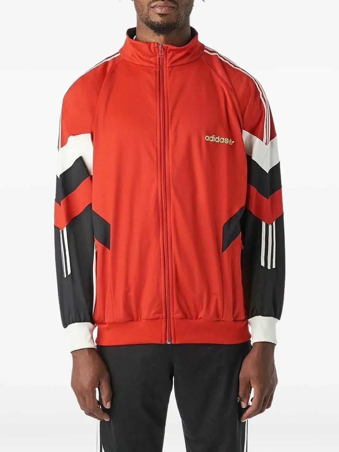 Куртка с логотипом Adidas, красный