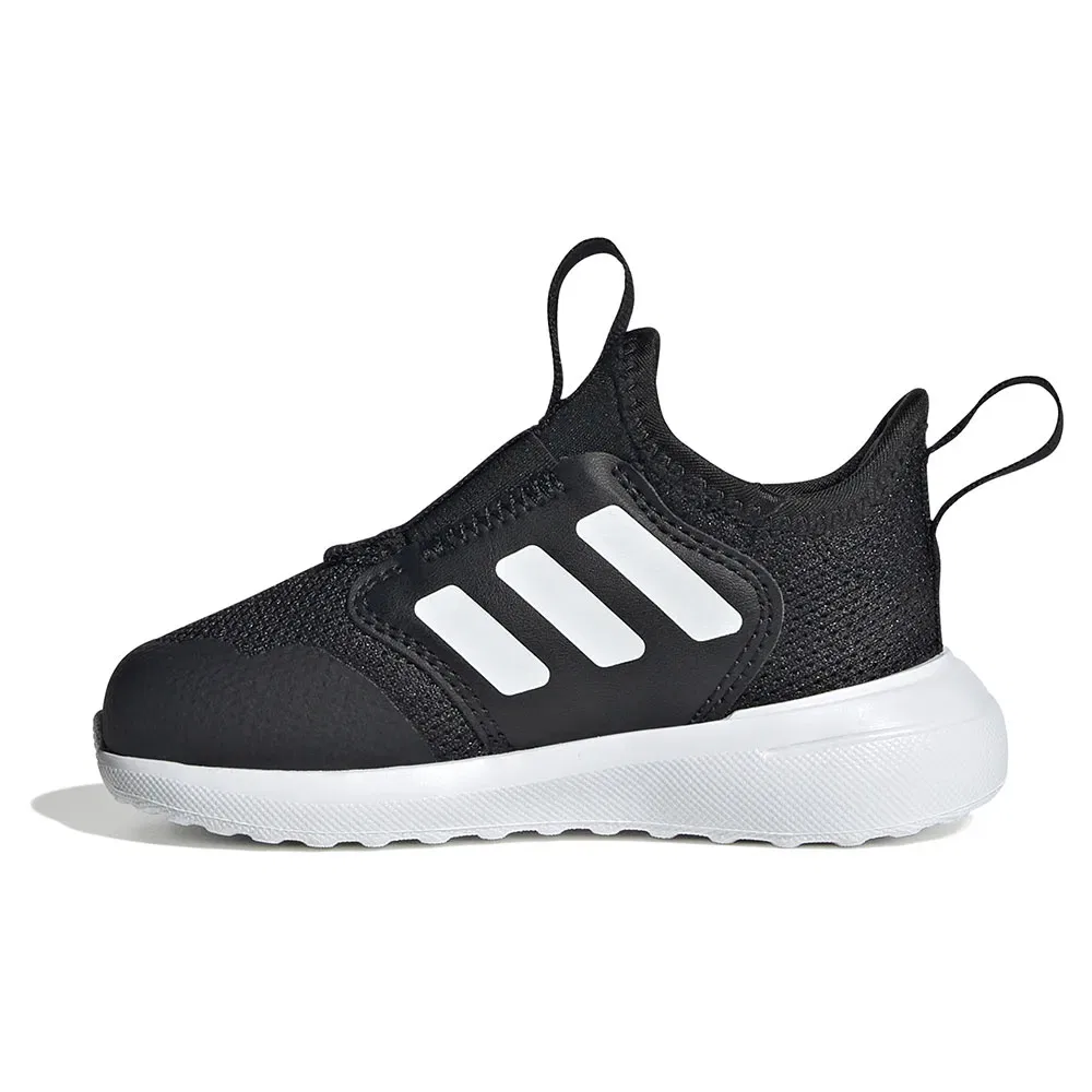 Детские кроссовки для девочек с бесшнуровой конструкцией Tensaur Comfort Adidas, Black — фото 3
