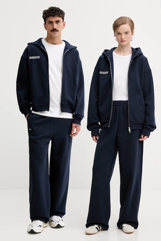 

Хлопковые спортивные штаны Pangaia, темно-синий