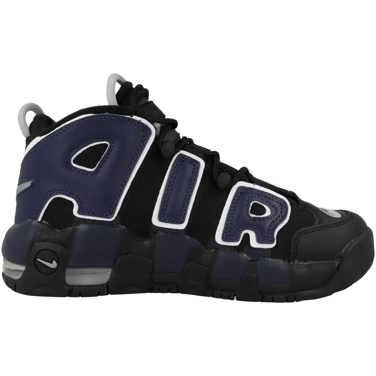 Детские кроссовки для мальчиков с принтом NIKE Air More Uptempo GS NIKE, Red Navy — фото 3