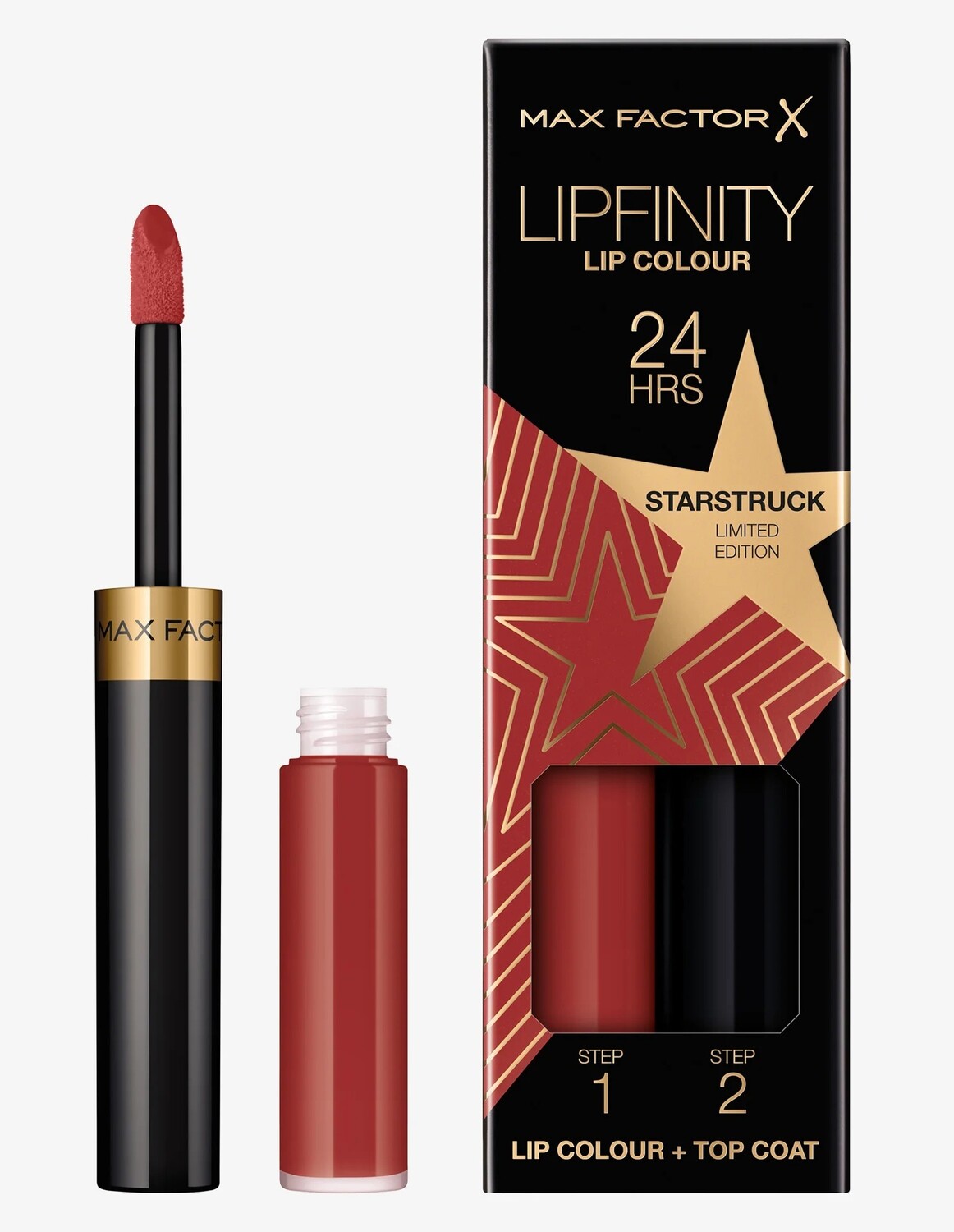 

Губная помада Max Factor Lipfinity Lip Colour Rising Stars Collection, темно-красный