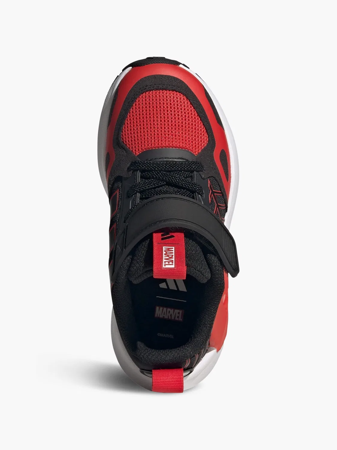 Детские тренировочные кроссовки с персонажами Marvel Adidas, черный — фото 2