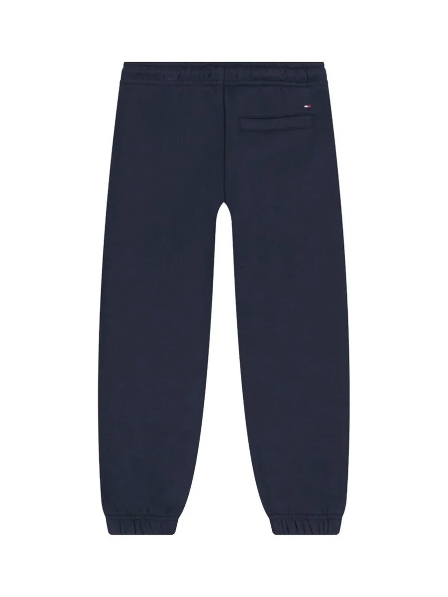 Детские брюки Tommy Hilfiger Kids обычного цвета, синие — фото 2