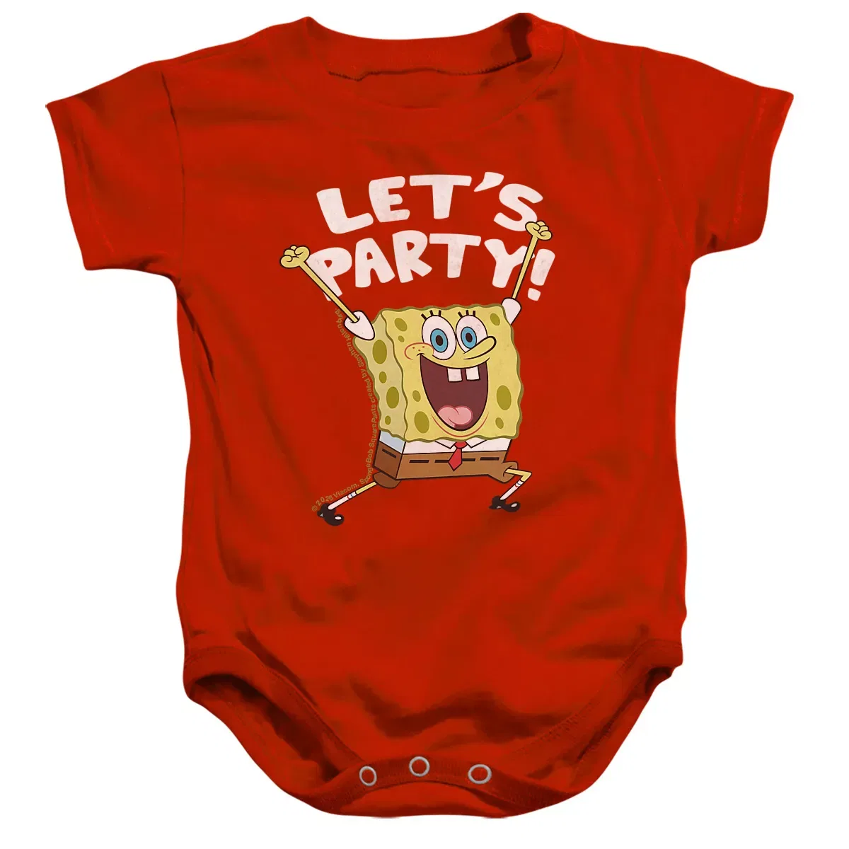 Детское боди с коротким рукавом SpongeBob, Red