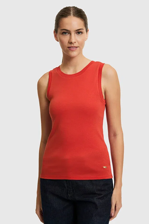 Женская футболка с круглым вырезом U.S. Polo Assn., Cremite — фото 3