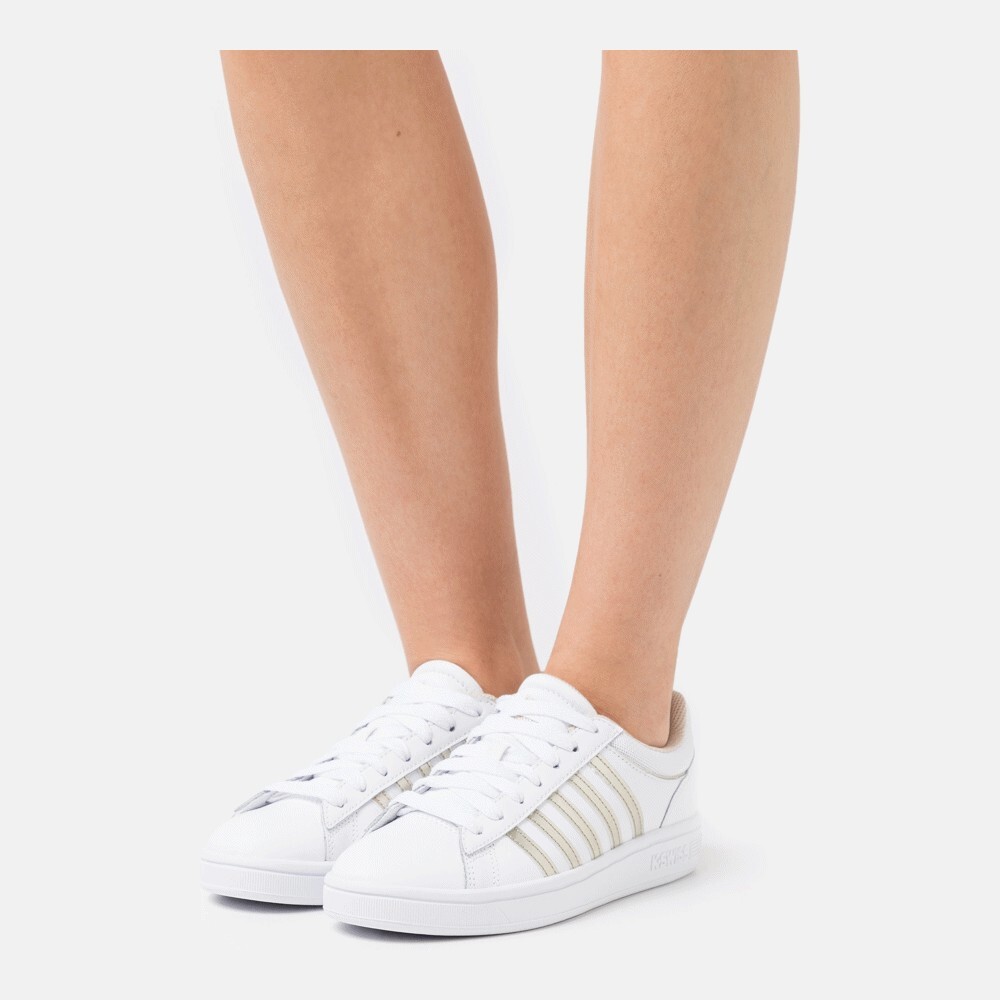 

Кроссовки K-Swiss Court Winston, white/champagne, Белый, Кроссовки K-Swiss Court Winston, white/champagne