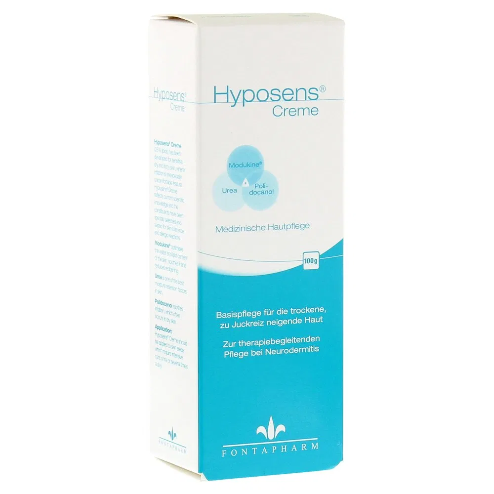 Крем Hyposens для очень сухой и зудящей кожи, 100 г Fontapharm Ag