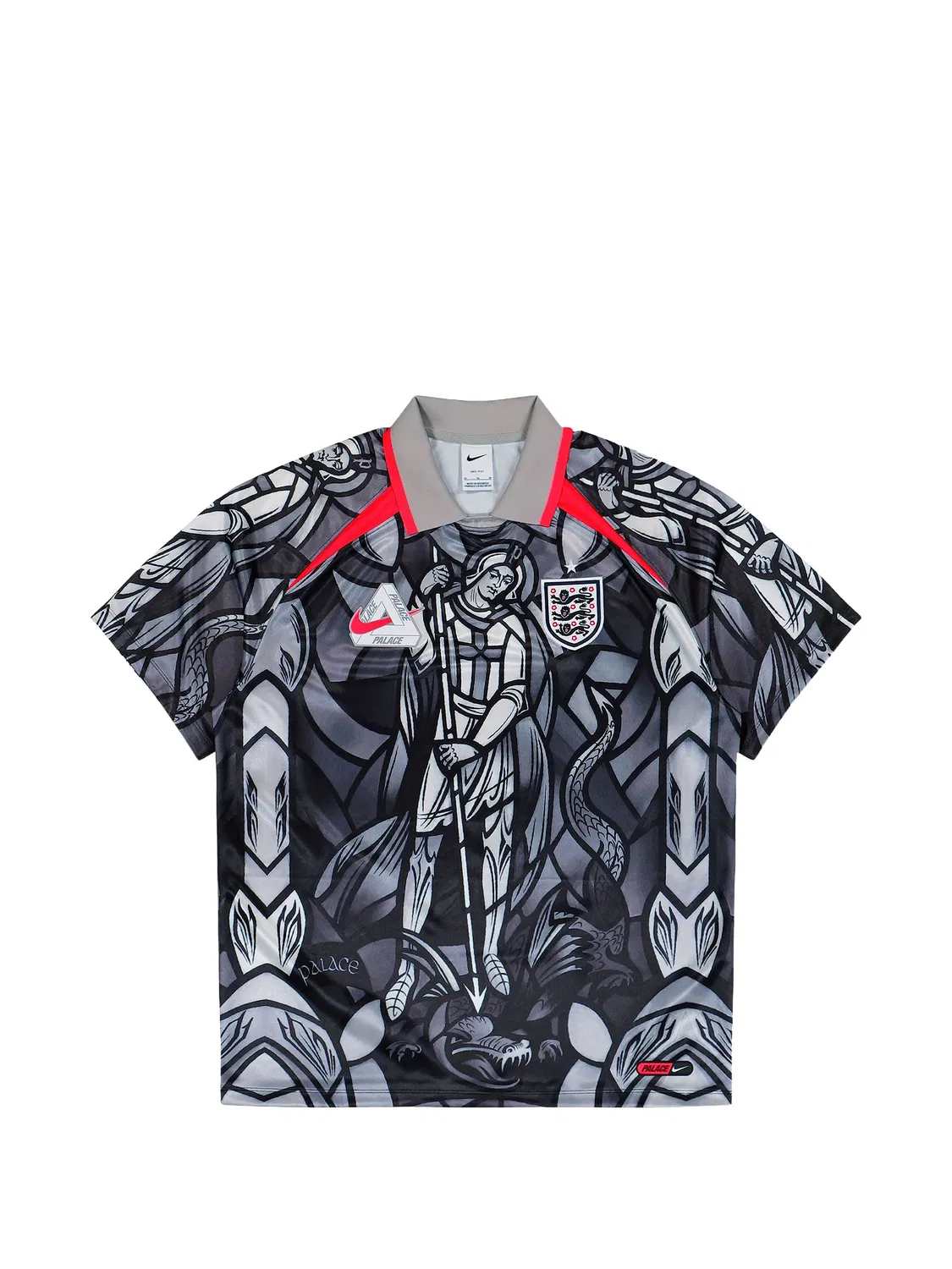 Футболка England из коллаборации с Palace Nike, серый