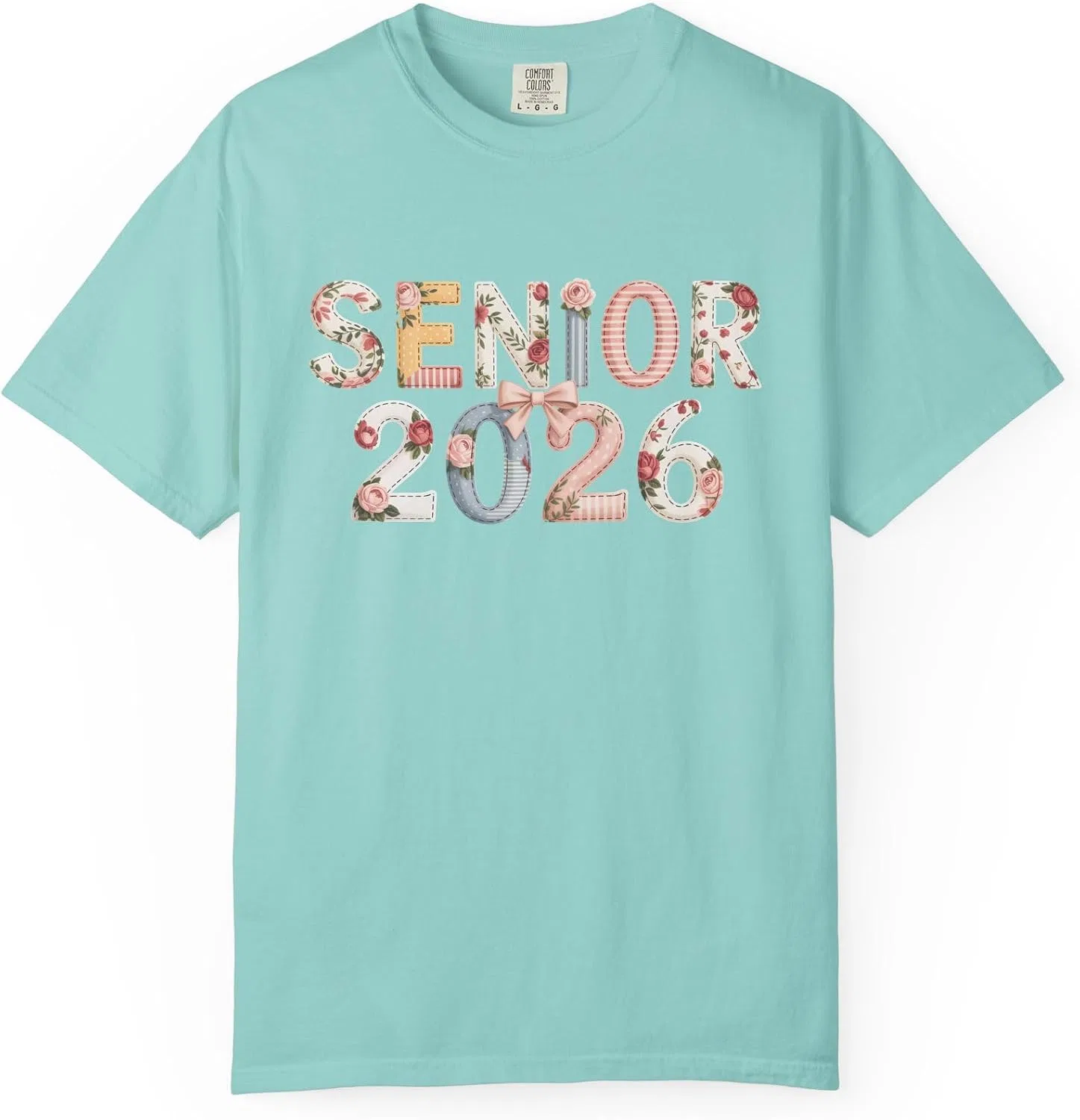 Унисекс футболка с градацией цвета Comfort Colors 1717, Chalky Mint