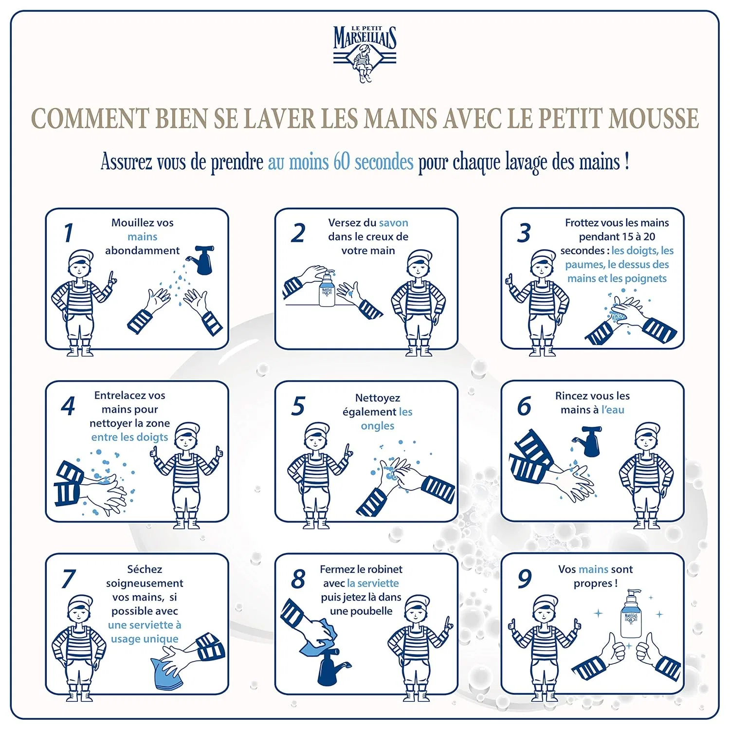 Мыло для рук антибактериальное с молоком, Le Petit Marseillais, Berlingot Refill, 250 мл — фото 4
