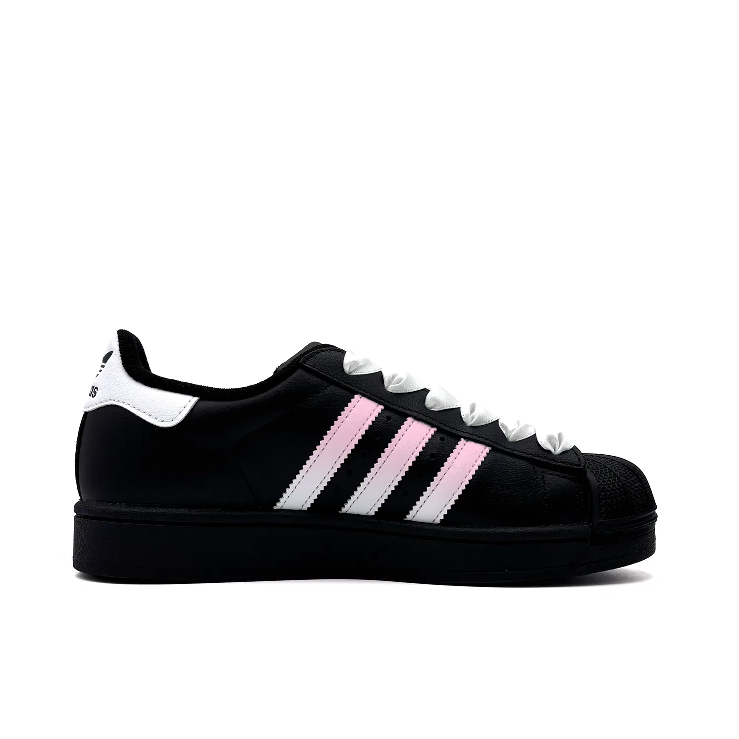Детские кроссовки для скейтбординга кожаные Adidas Originals Superstar 2, Pink — фото 3