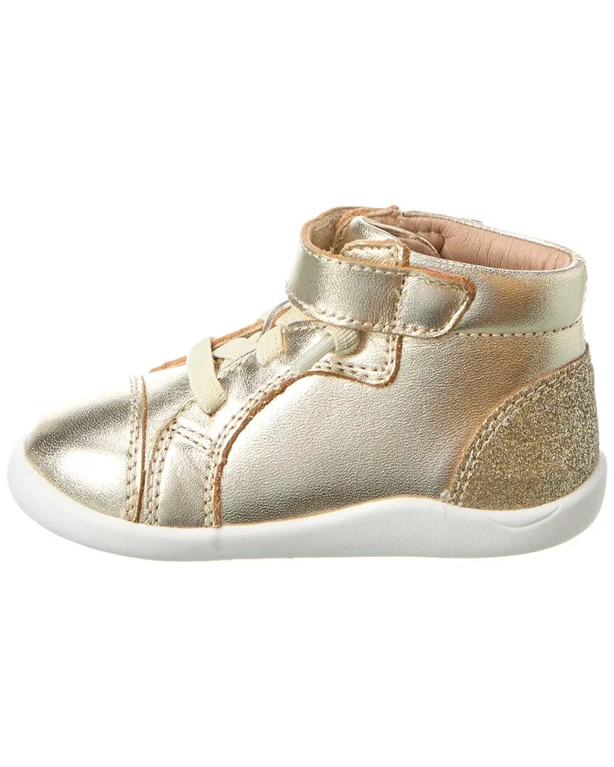 Детские кроссовки на липучке Parade Leather Sneaker Old Soles, Gold — фото 2