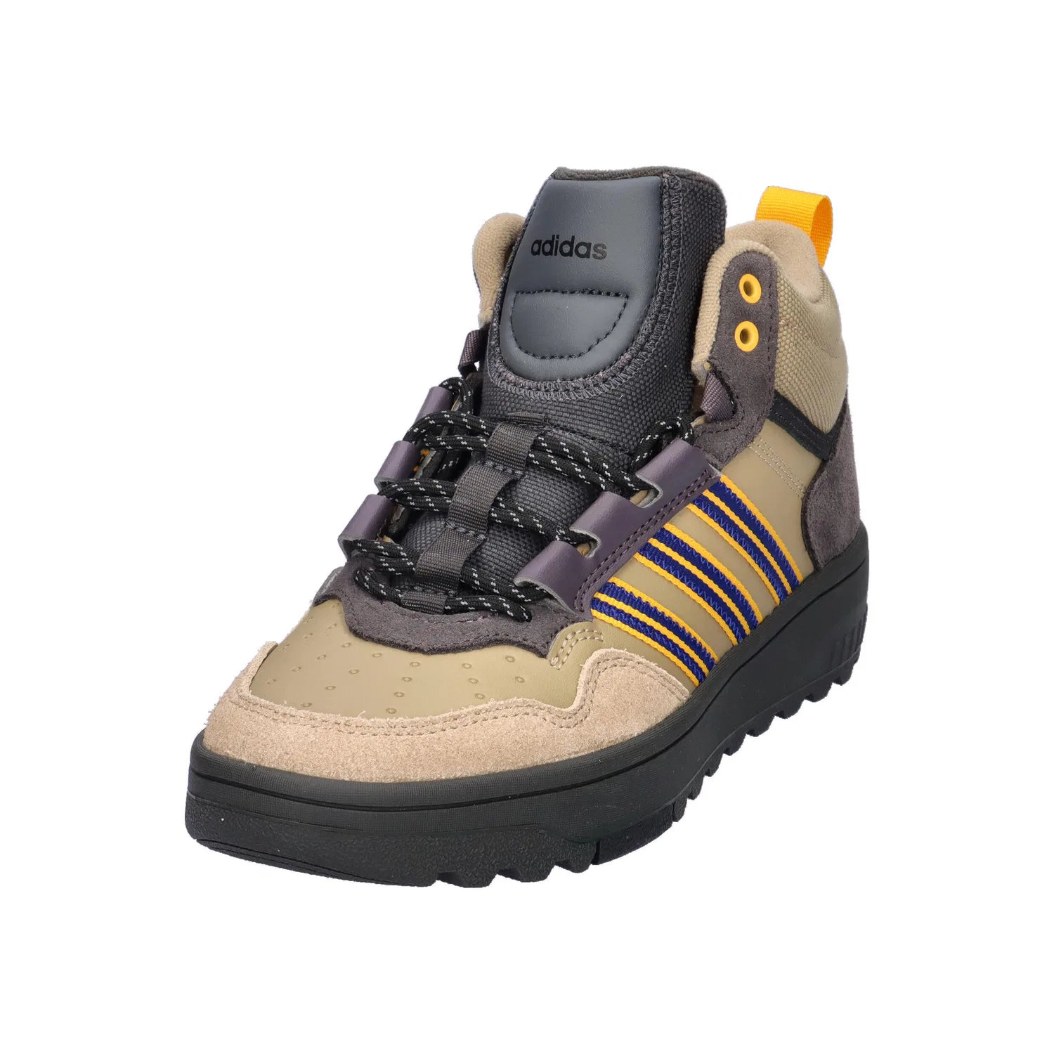 Детские полуботинки с высоким берцем HOOPS 4.0 MID WINTERIZED J, Adidas, Цвет Grau — фото 4