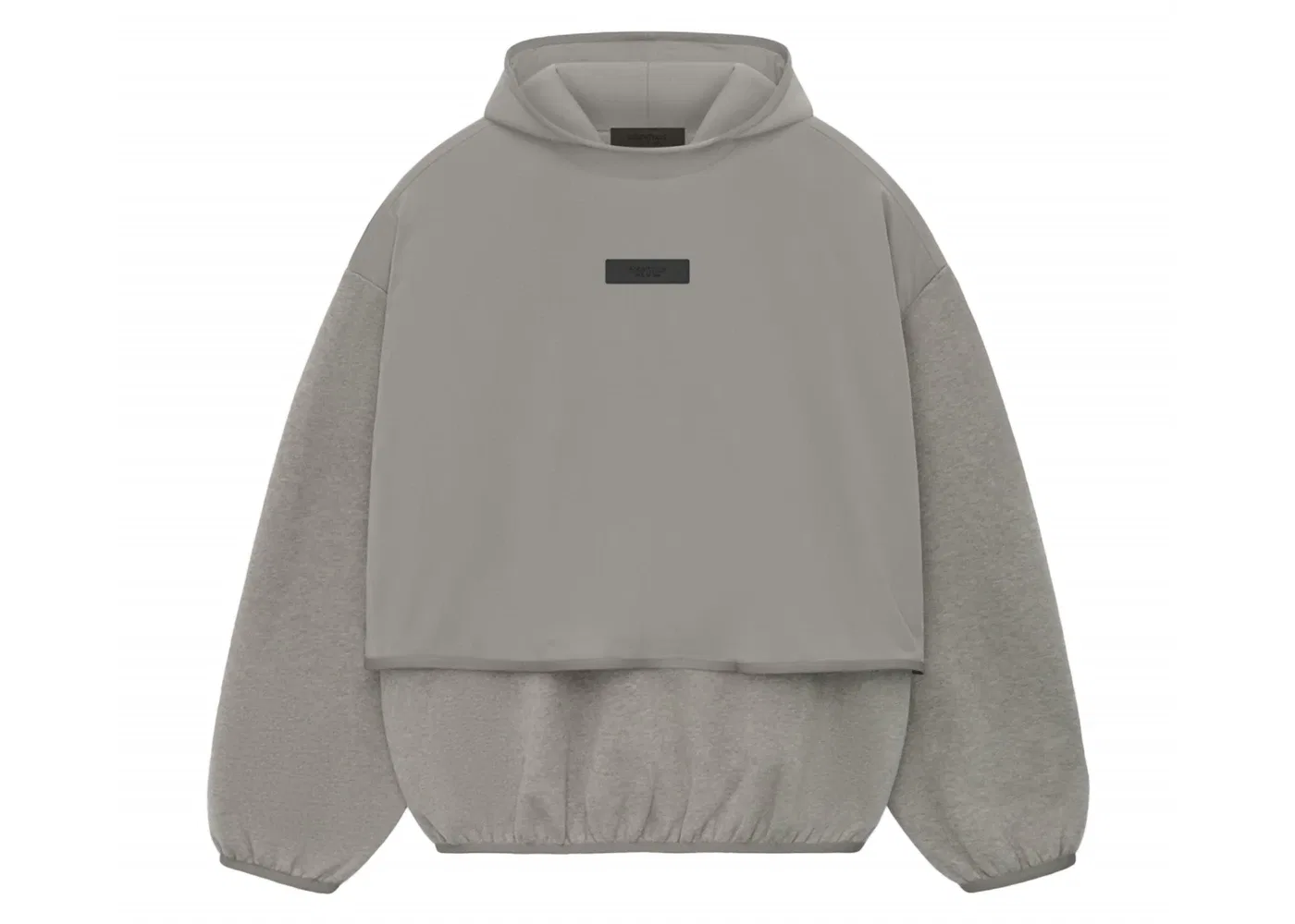 Мужская худи из нейлона с флисом Core Collection Fear of God, Dust Heather Grey